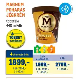 Metro Magnum Poharas jégkrém ajánlat