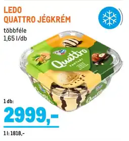 Metro Ledo Quattro jégkrém ajánlat