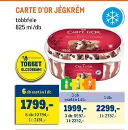 Metro Carte d'or jégkrém ajánlat