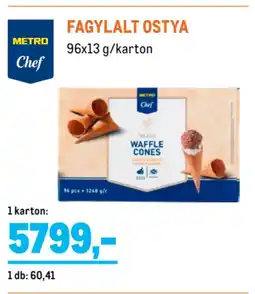 Metro Metro Chef Fagylalt ostya ajánlat