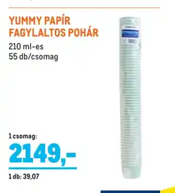 Metro Yummy Papír fagylaltos pohár ajánlat