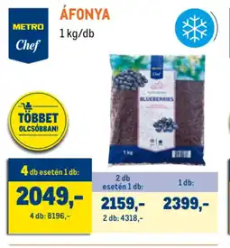 Metro Metro Chef áfonya ajánlat