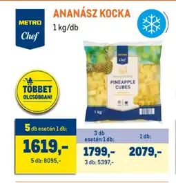 Metro Metro Chef Ananász kocka ajánlat