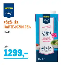 Metro Metro Chef Főző- és habtejszín ajánlat