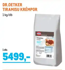 Metro Dr.Oetker Tiramisu krémpor ajánlat