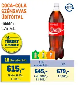Metro Coca-Cola szénsavas üdítőital ajánlat