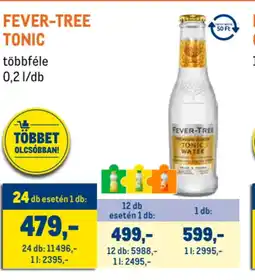 Metro Fever-Tree tonic ajánlat