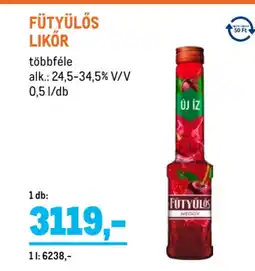 Metro Fütyülős likőr ajánlat