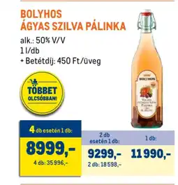 Metro Bolyhos ágyas szilva pálinka ajánlat