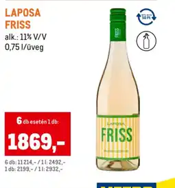Metro Laposa Friss ajánlat