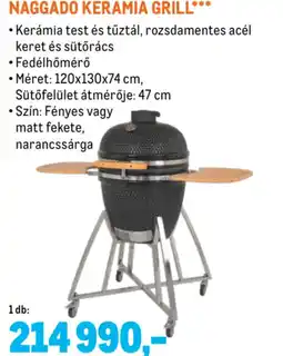 Metro Tarrington House Naggado kerámia grill ajánlat