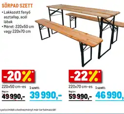 Metro Sörpad szett ajánlat