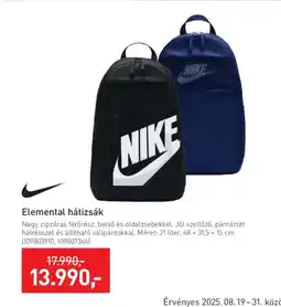 Intersport Nike Elemental hátizsák ajánlat