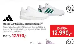Intersport Adidas Hoops 3.0 fiú/lány szabadidőcipő ajánlat