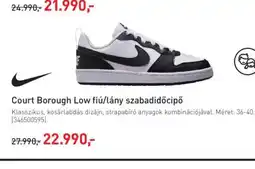 Intersport Court Borough Low fiú/lány szabadidőcipő ajánlat