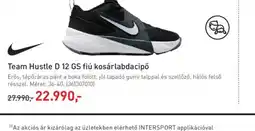 Intersport Team Hustle D 12 GS fiú kosárlabdacipő ajánlat