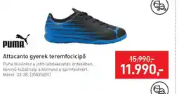 Intersport Puma Attacanto gyerek teremfocicipő ajánlat
