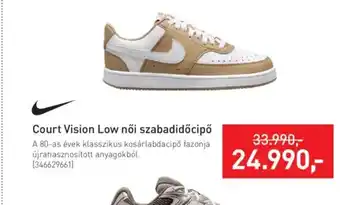 Intersport Court Vision Low női szabadidőcipő ajánlat
