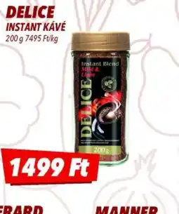 CBA Delice Instant Kávé ajánlat