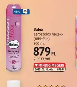 DM Balea aeroszolos hajlakk ajánlat