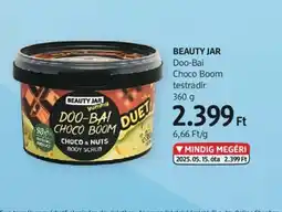 DM Beauty Jar Doo-Bai Choco Boom testradír ajánlat