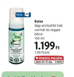 DM Balea lágy arctisztít hab ajánlat