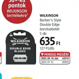 DM Wilkinson Barber's Style Double Edge borotvabetét ajánlat