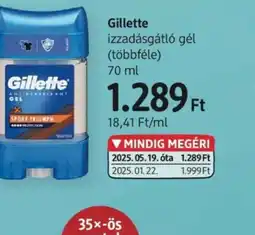 DM Gillette izzadásgátl gél ajánlat