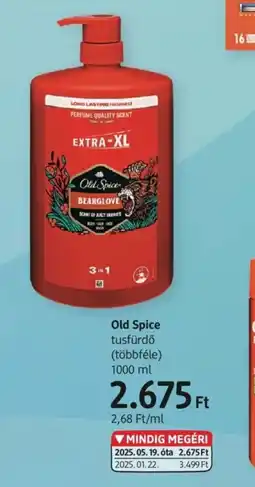 DM Old Spice tusfürdő ajánlat