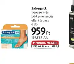 DM Salvequick tyúkszem és bőrkeményedés elleni tapasz ajánlat