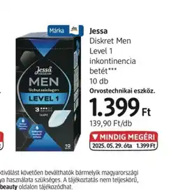 DM Jessa Diskret Men Level 1 ajánlat