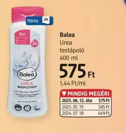 DM Balea Urea testápol ajánlat
