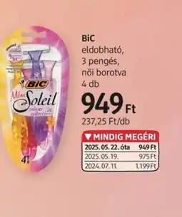 DM Bic eldobhat borotva ajánlat