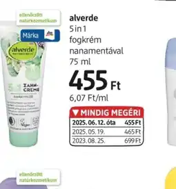 DM Alverde 5 in 1 fogkrém ajánlat