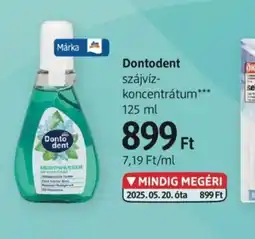DM Dontodent szájvíz-koncentrátum ajánlat