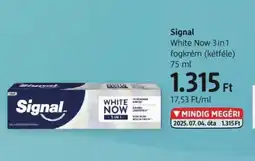 DM Signal White Now 3in1 fogkrém ajánlat