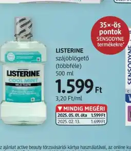 DM Listerine szájöblögető ajánlat