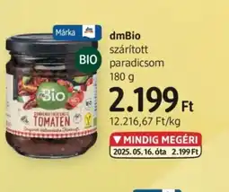 DM dmBio szárított paradicsom ajánlat