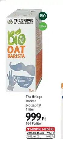 DM The Bridge Barista bio zabital ajánlat