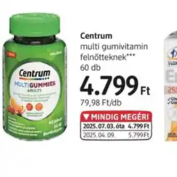 DM Centrum multi gumivitamin ajánlat