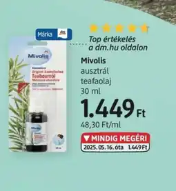 DM Mivolis ausztrál teafaolaj ajánlat