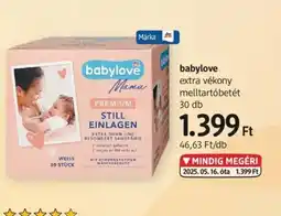 DM Babylove extra vékony melltartbetét ajánlat