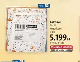 DM Babylove textil kezdőszett ajánlat