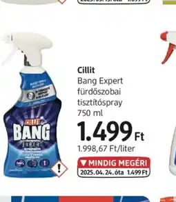 DM Cillit Bang Expert fürdőszobai tisztítspray ajánlat