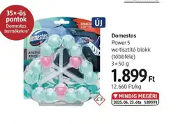 DM Domestos Power 5 wc-tisztít blokk ajánlat
