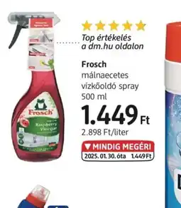 DM Frosch málnaecetes vízkőold spray ajánlat