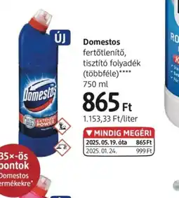 DM Domestos fertőtlenítő, tisztít folyadék ajánlat