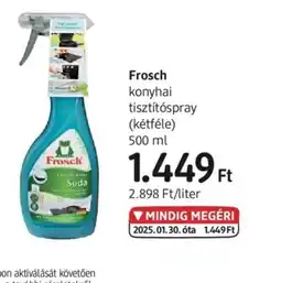 DM Frosch konyhai tisztítspray ajánlat