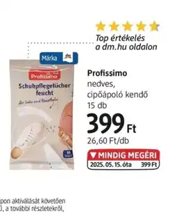 DM Profissimo nedves cipőápol kendő ajánlat