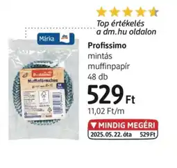 DM Profissimo mintás muffinpapír ajánlat